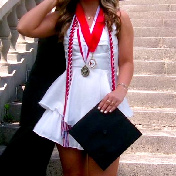 Selfie Leslie White Ruffle Dress - Picture 5 of 5